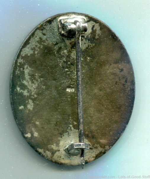 Post War German WWII Silver July 1944 Wound Badge-img-1