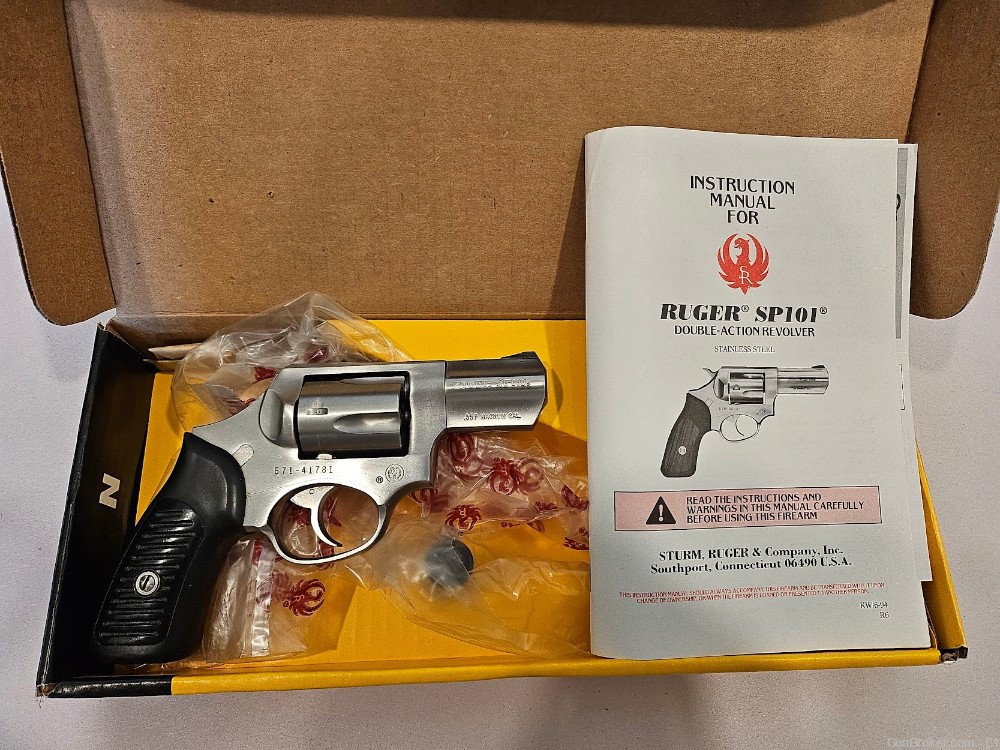 Ruger SP101 357 Mag 2.25" Stainless Brand New-img-0