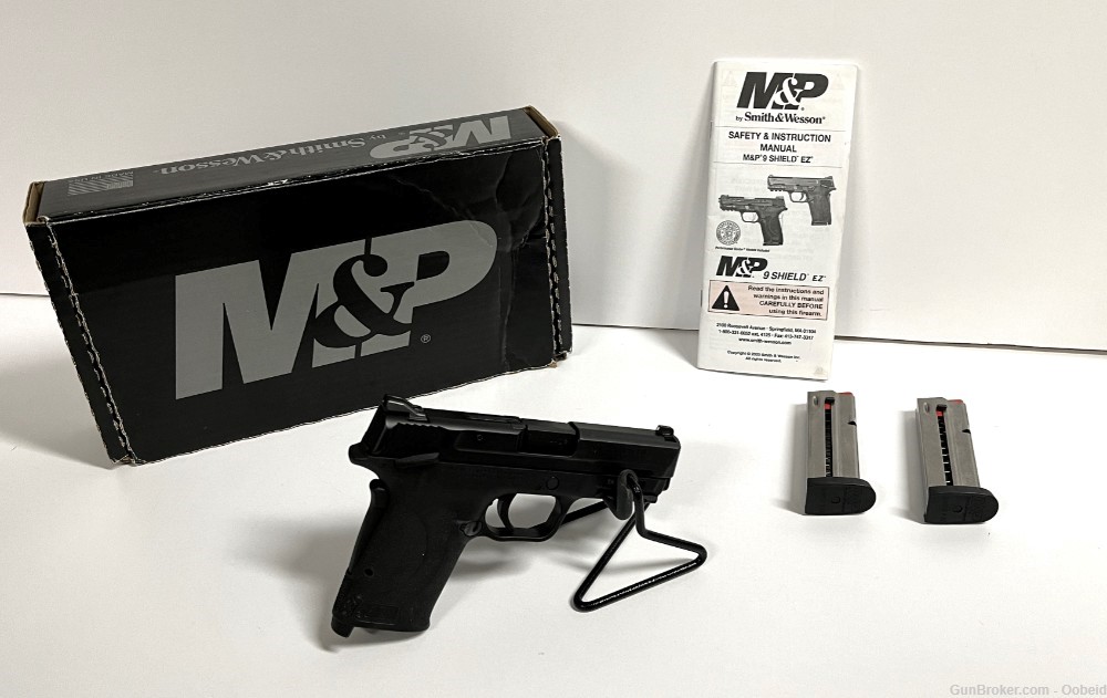 Smith & Wesson M&P 9 Shield EZ Pistol 8rd Mag Handgun SW-img-0