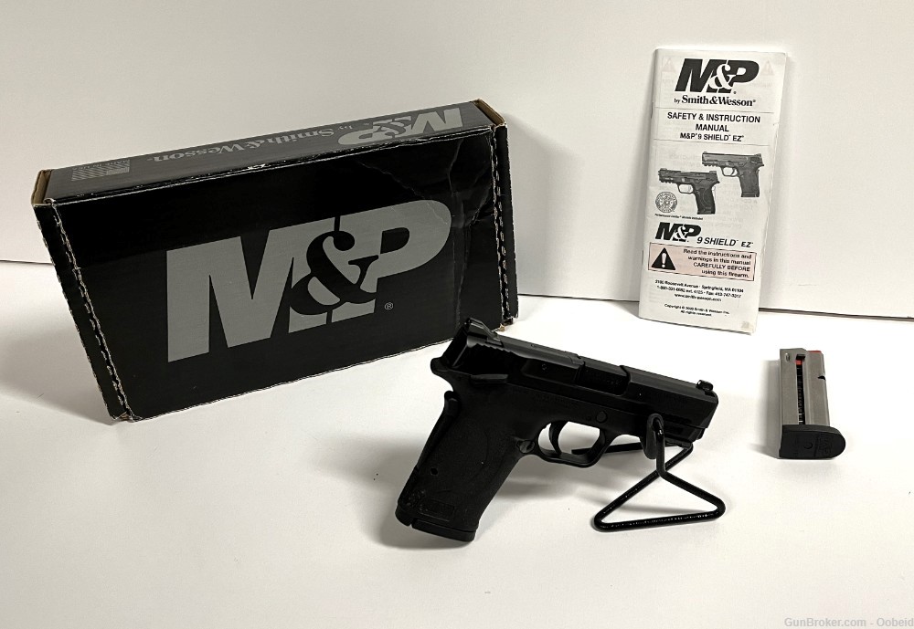 Smith & Wesson M&P 9 Shield EZ Pistol 8rd Mag Handgun SW-img-1