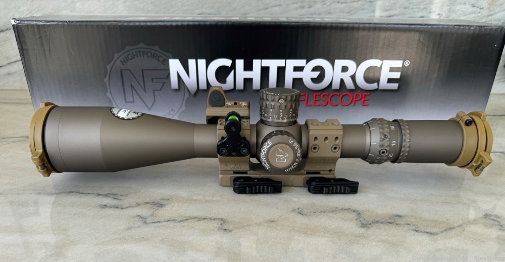Nightforce ATACR FDE 7-35 Mil-XT w/ Spurh Mount, RMR, etc...-img-1
