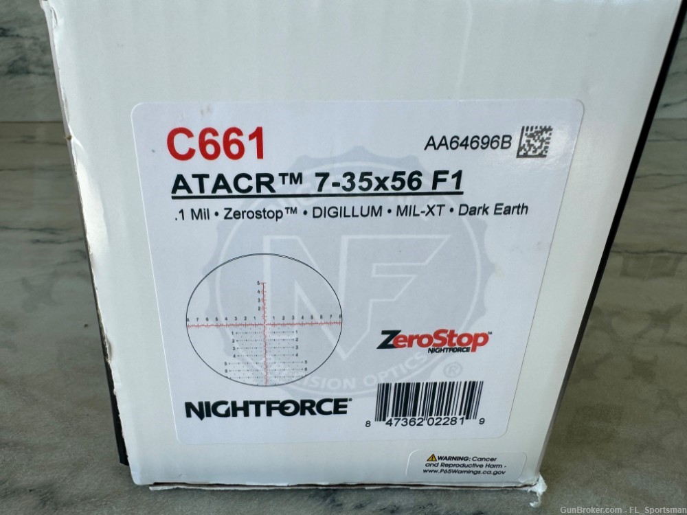 Nightforce ATACR FDE 7-35 Mil-XT w/ Spurh Mount, RMR, etc...-img-2