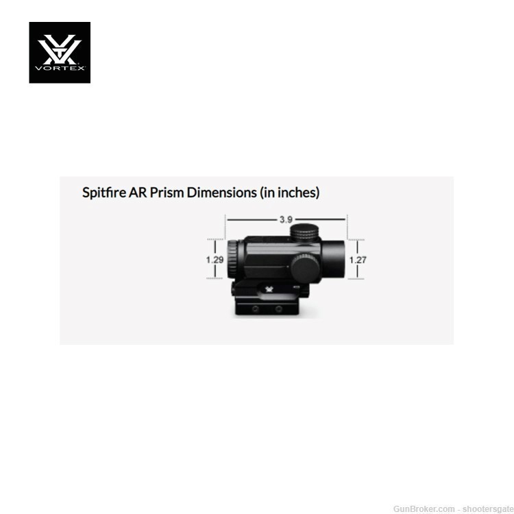 Vortex SPITFIRE™ AR PRISM scope, shootersgate, FREE SHIPPING-img-4
