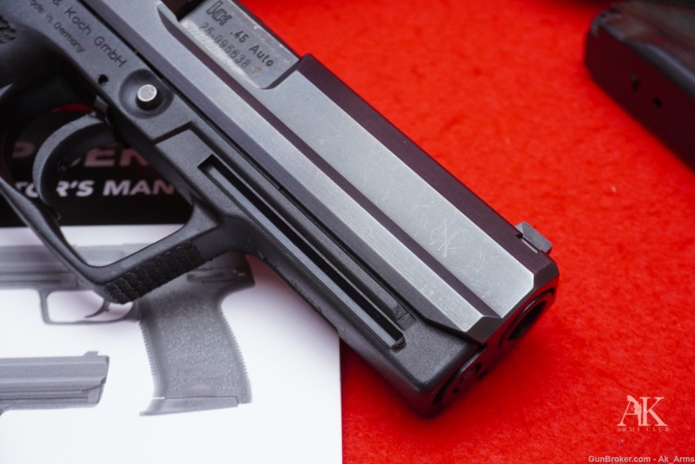 Desired HK USP Tactical .45ACP Semi Auto Pistol In Case With 7 Mags!-img-5