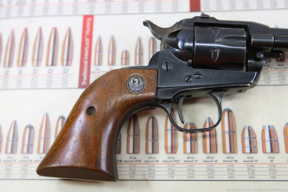 Ruger Single Six .22 LR SA Revolver 3 Screw No Transfer Bar Blue Mfg 1971-img-7