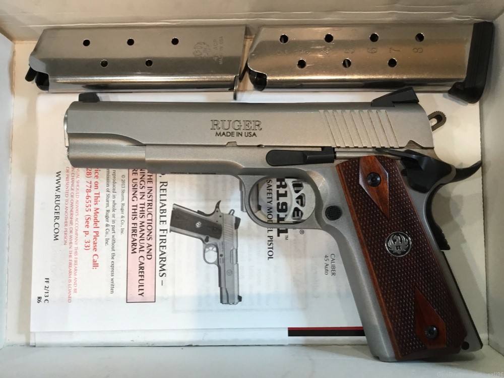 PENNY AUCTION RUGER SR1911 45 ACP -img-0