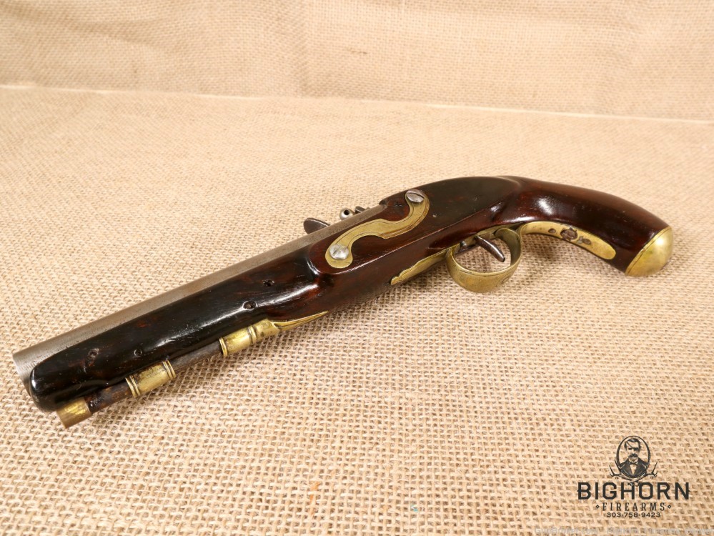 1800's Sharpe Flintlock Trade Pistol, .56 Caliber, 8" Barrel-img-14