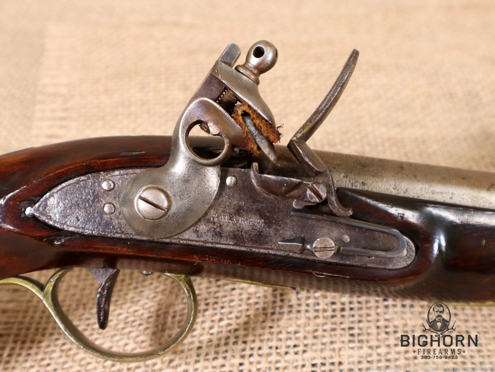 1800's Sharpe Flintlock Trade Pistol, .56 Caliber, 8" Barrel-img-9