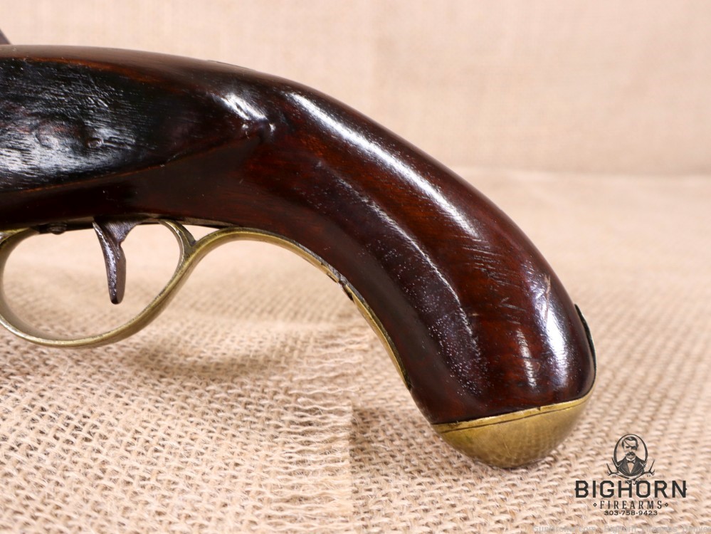 1800's Sharpe Flintlock Trade Pistol, .56 Caliber, 8" Barrel-img-3