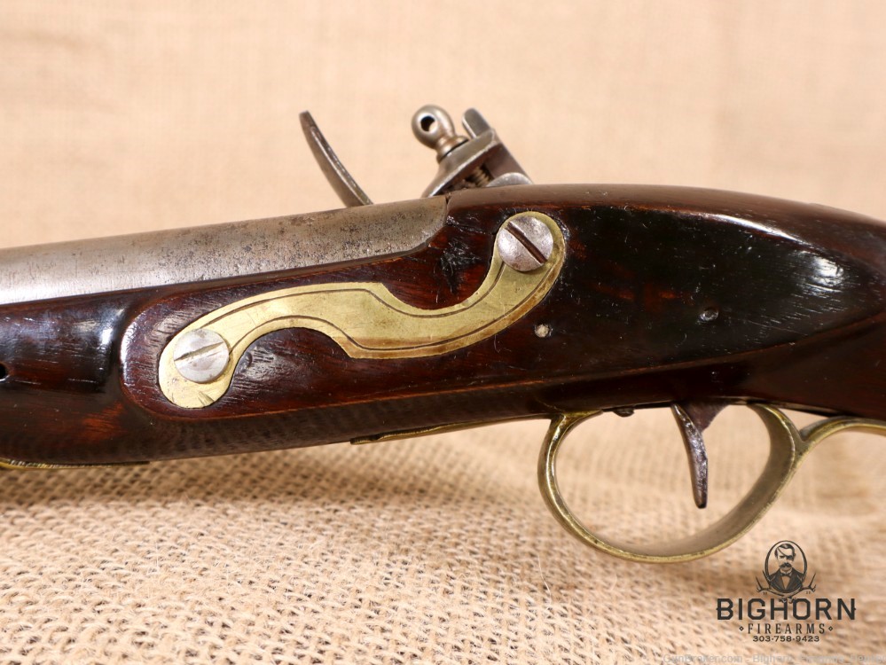 1800's Sharpe Flintlock Trade Pistol, .56 Caliber, 8" Barrel-img-4