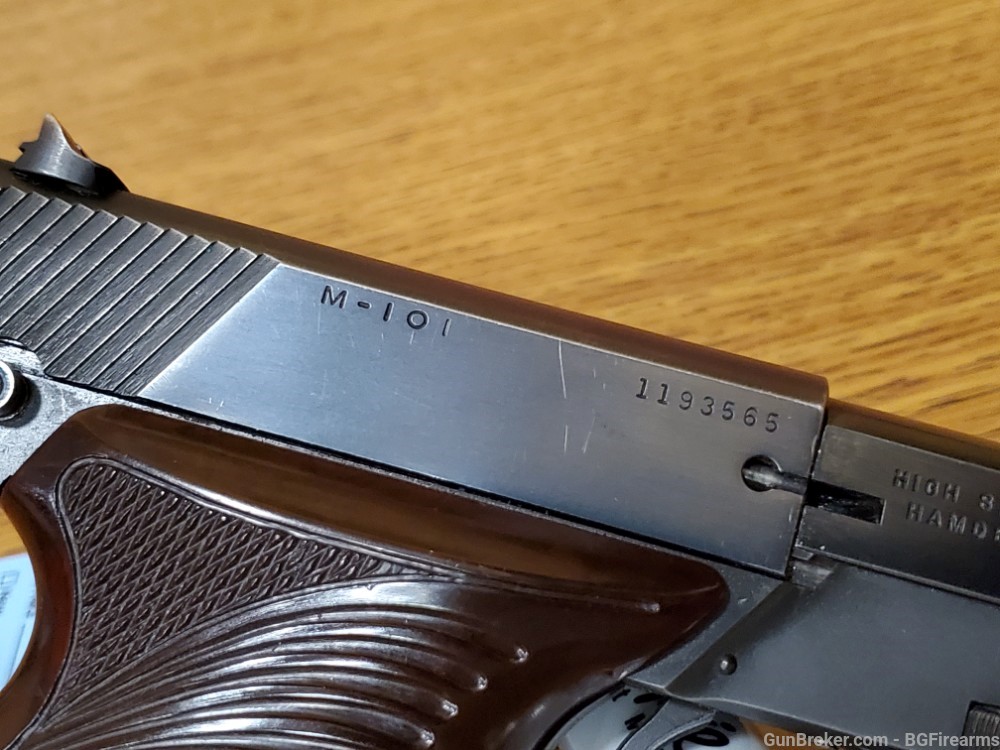 High Standard Hi-Standard Dura-Matic M-101 .22lr pistol 4 1/2" barrel $.01-img-15