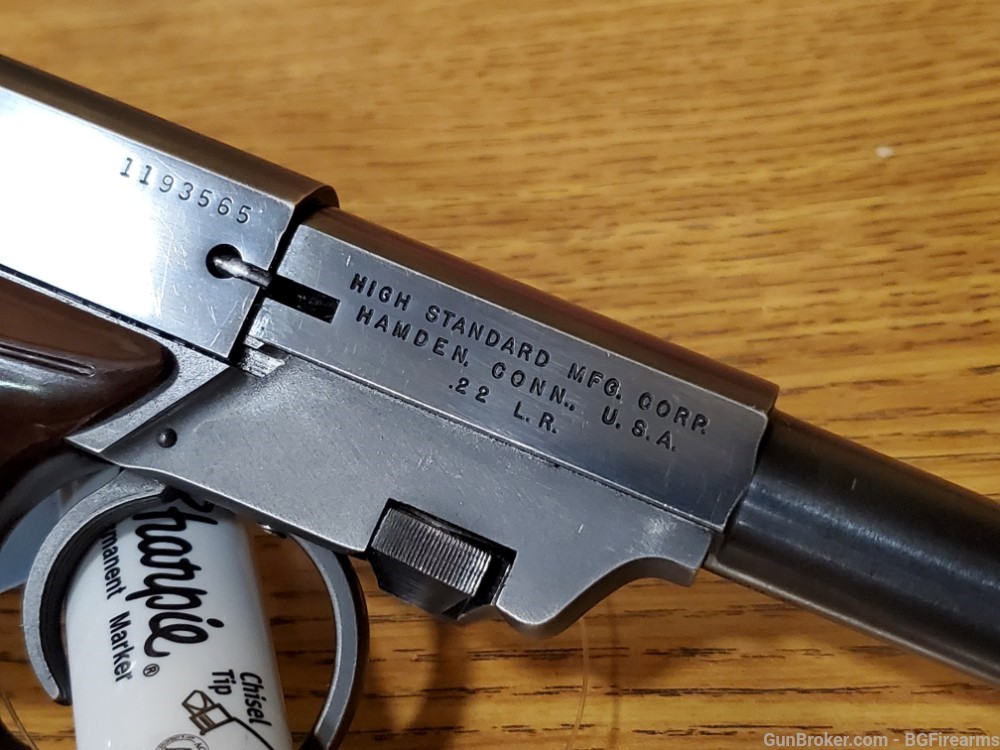 High Standard Hi-Standard Dura-Matic M-101 .22lr pistol 4 1/2" barrel $.01-img-18