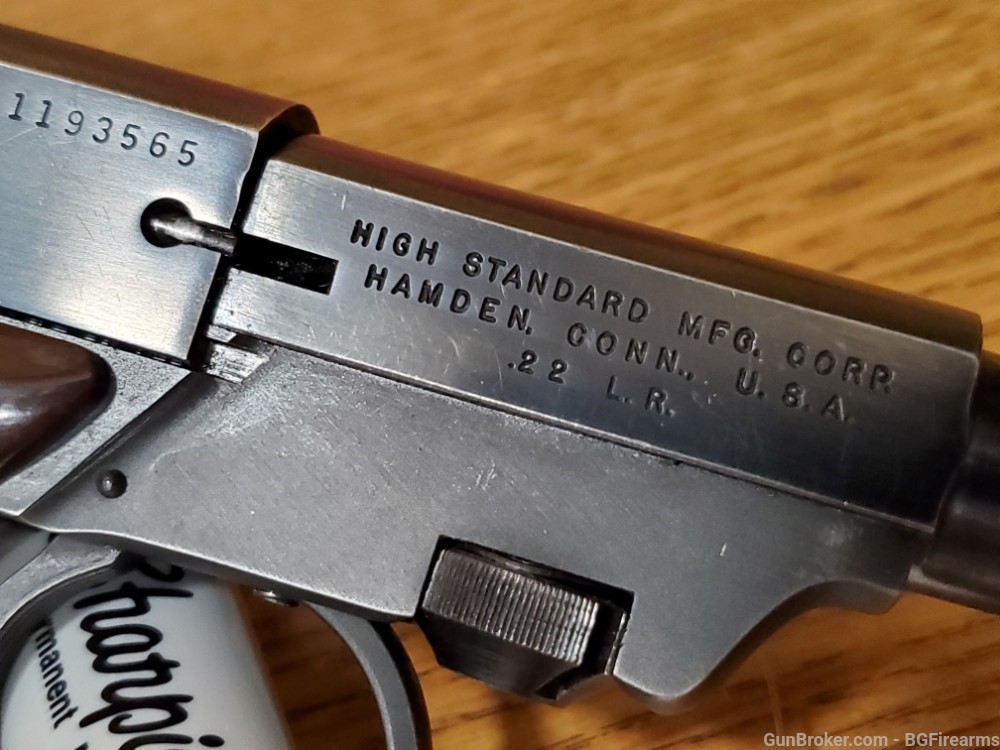 High Standard Hi-Standard Dura-Matic M-101 .22lr pistol 4 1/2" barrel $.01-img-16