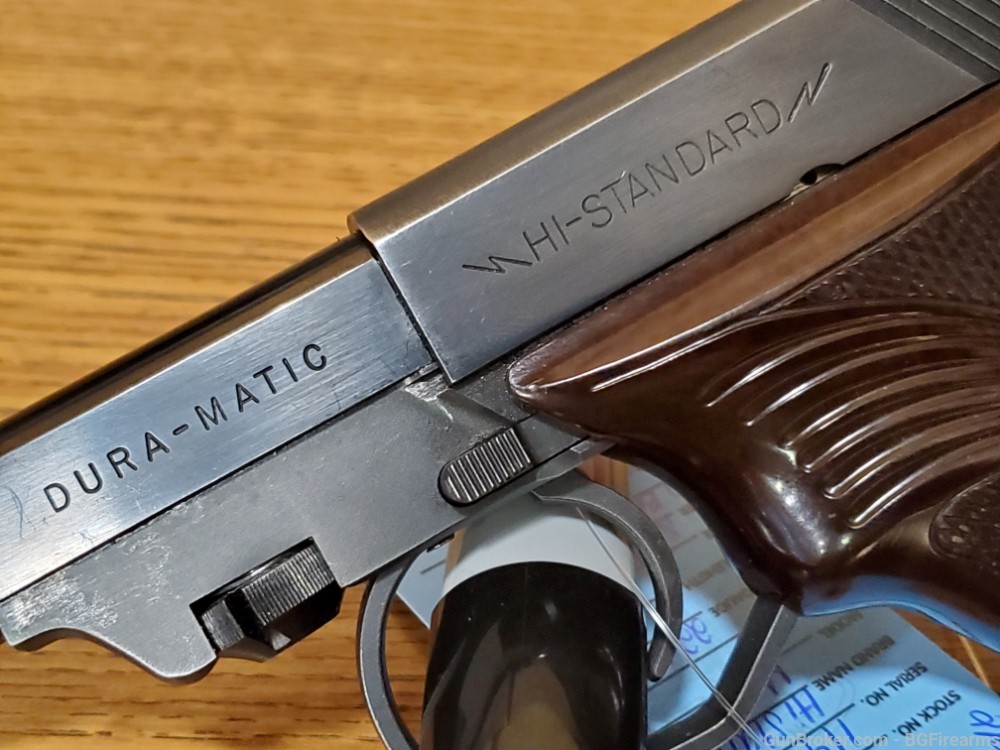 High Standard Hi-Standard Dura-Matic M-101 .22lr pistol 4 1/2" barrel $.01-img-8