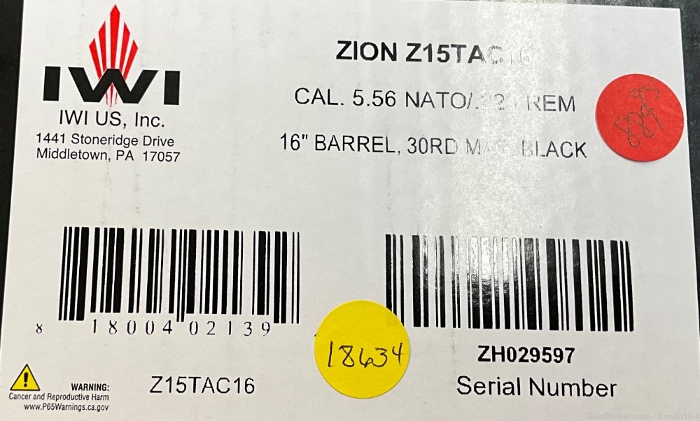 IWI Zion Z15 - Z15TAC16 - 5.56 NATO - 16” - 30+1 - 18634-img-6