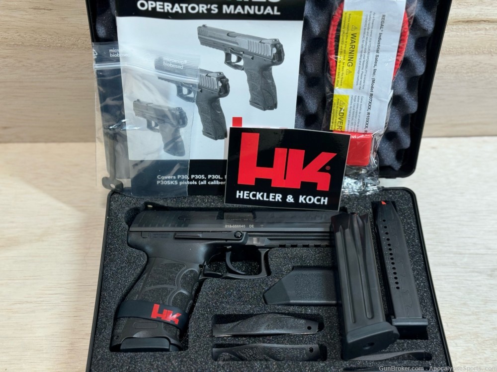 HK P30L V1 HK-P30-L 9mm 4.45" P30L HK 81000116 Heckler & Koch-img-2
