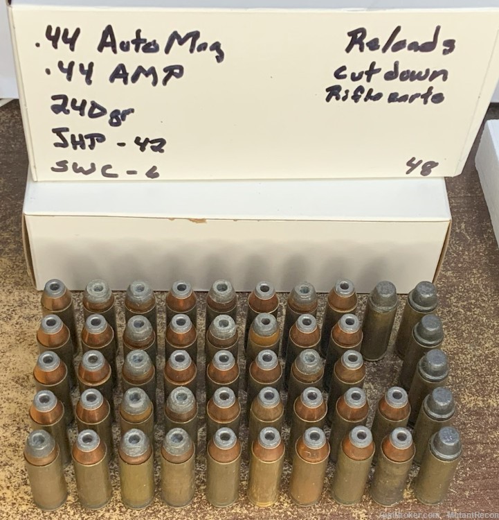 .44 Auto Mag / AMP 240gr., JHP & SWC , 48rds. -img-1