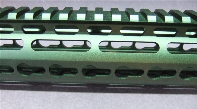 15" AR15 Forest Winter Green Keymod Free Float Handguard Grip Rail 5.56-img-1