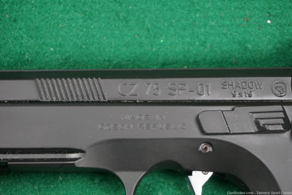 CZ Custom Shop 75 SP01 SP-01 Shadow Target II 9 9mm 4.5" No Reserve-img-3