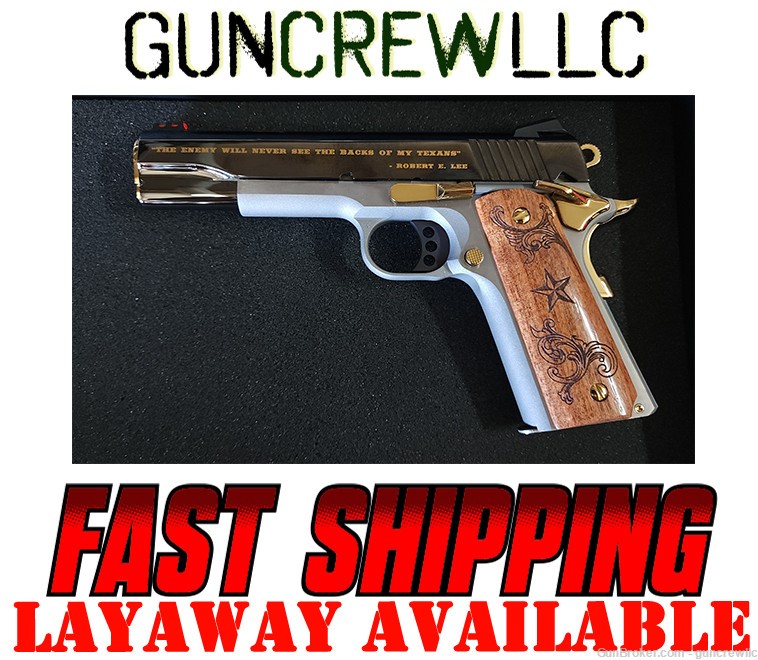 Custom & Collectable Colt 1911 Lone Star II CNC TT 45ACP  #1 of 200 Layaway-img-0