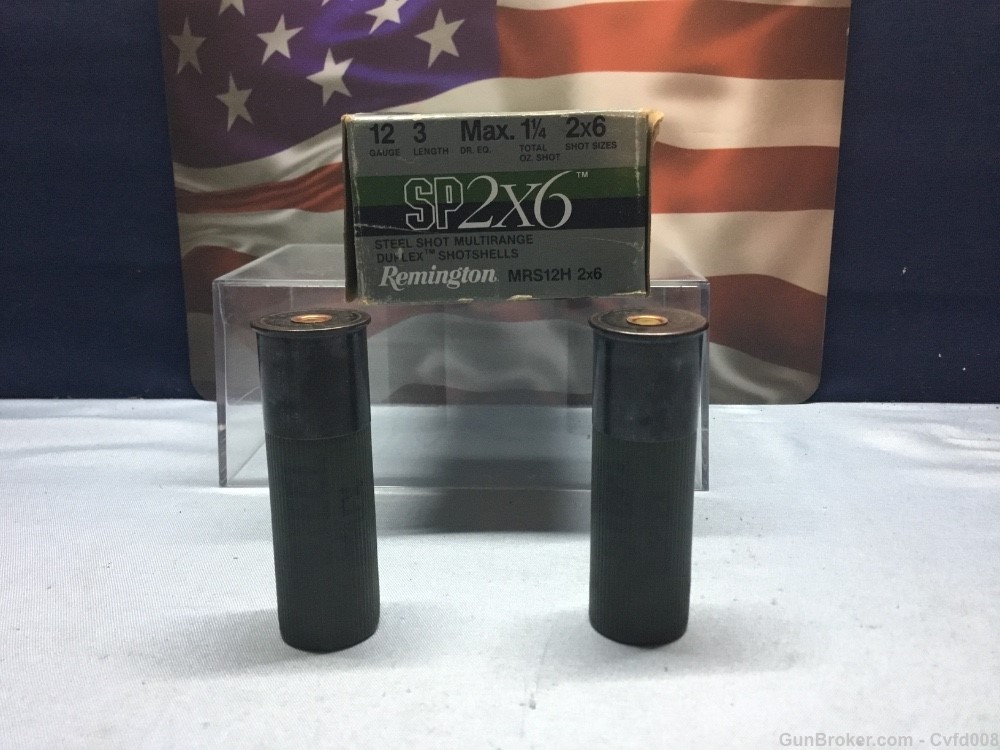 Remington/Peters 12g 3” SP2X6 Steel Shot Multirange Duplex - Penny Start-img-1