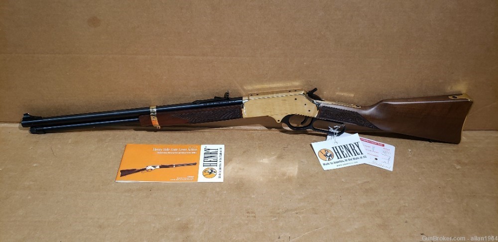 Henry Repeating Arms Side Gate H024-3030 Lever Action Brass 30-30 NIB-img-0