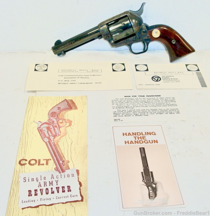 Colt Single Action Army 2nd Generation 45LC Revolver - 4 3/4” Bbl. -img-0
