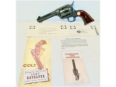 Colt Single Action Army 2nd Generation 45LC Revolver - 4 3/4” Bbl. 