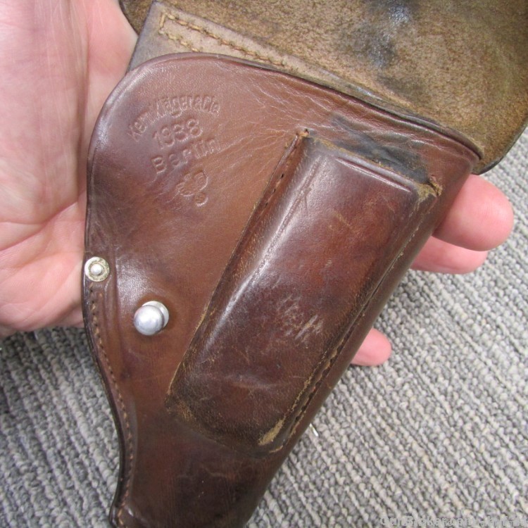 GERMAN WWII POLICE MAUSER MODEL 1934 7.65mm PISTOL HOLSTER DATED 1938  -img-18