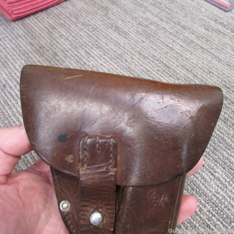 GERMAN WWII POLICE MAUSER MODEL 1934 7.65mm PISTOL HOLSTER DATED 1938  -img-7