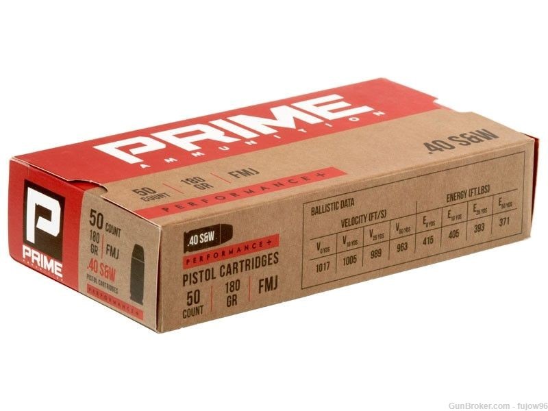 Prime .40 S&W 180gr FMJ 750ct-img-1