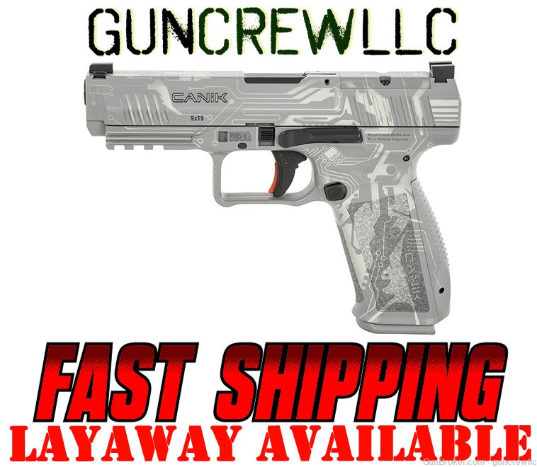 Canik METE SFT Gray Cyber 9mm Luger Optic Ready 4.5" HG5636GYC-N Layaway-img-0