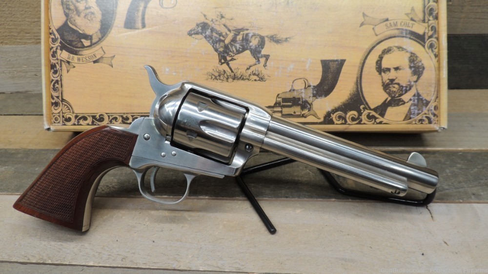 Cimarron Uberti 1873 Evil Roy Comp. SA 5.5" .357 Stainless-img-3