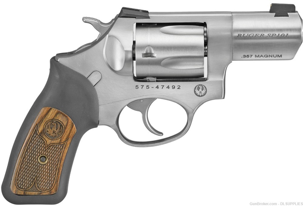 RUGER SP101 ALO WILEY CLAPP STAINLESS FINISH NOVAK SIGHTS 2.25" .357MAG-img-0