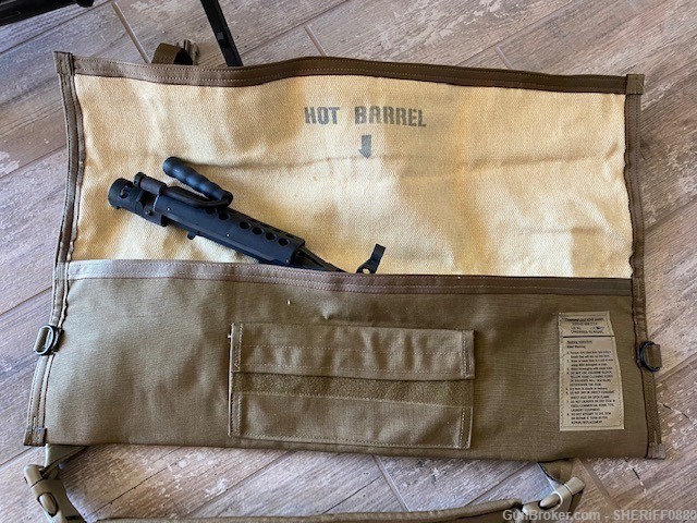 NOS M249 SAW FN249 249 M240 M240B Barrel Bag USGI Beltfed-img-2