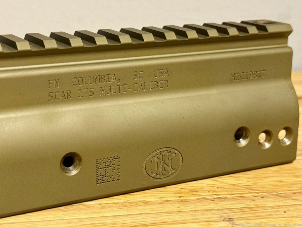 FN SCAR 17S unfired stripped upper receiver, FDE, NO RESERVE!-img-1