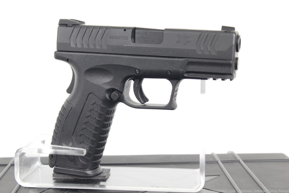 Excellent Springfield XDM 40 S&W 3.8" Barrel in Black (2) 16-Round Mags-img-0