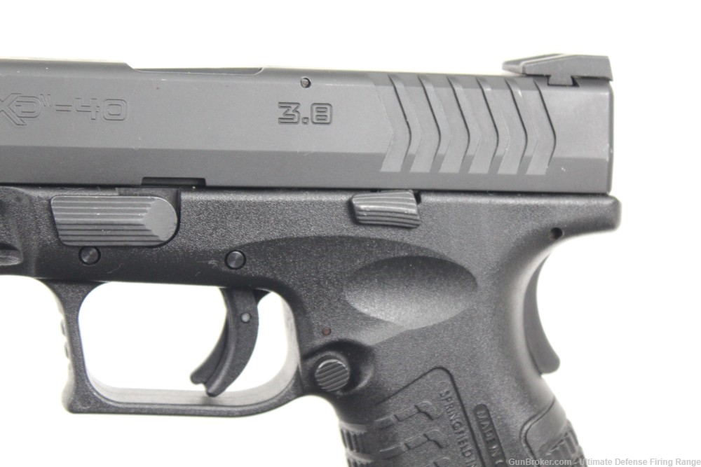 Excellent Springfield XDM 40 S&W 3.8" Barrel in Black (2) 16-Round Mags-img-7