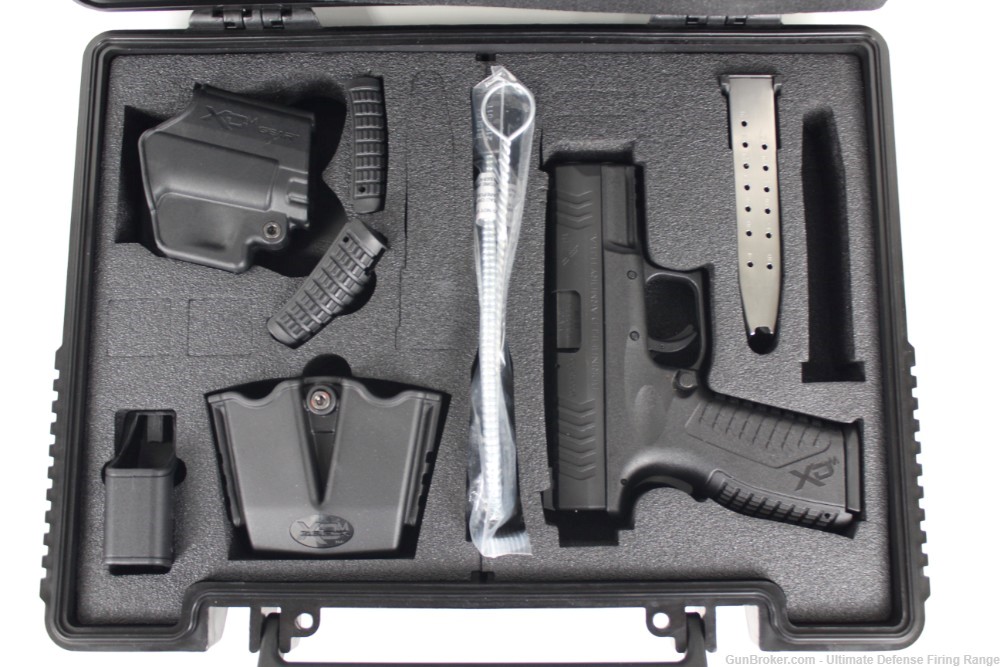 Excellent Springfield XDM 40 S&W 3.8" Barrel in Black (2) 16-Round Mags-img-1