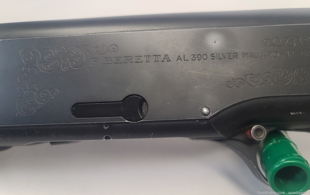 Beretta AL390 Silver Mallard 12 GA Semi Auto Shotgun P. Beretta Italy Made -img-7