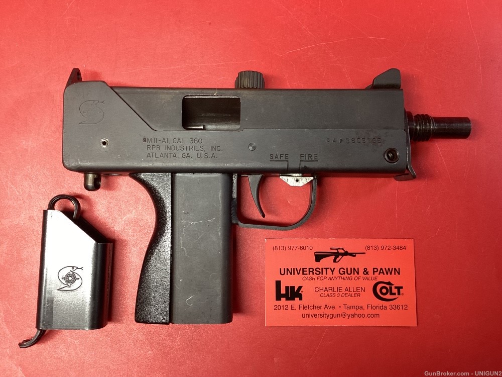 RPB M11 Preban Open Bolt , Cobray MAC-11 380 ACP-img-13