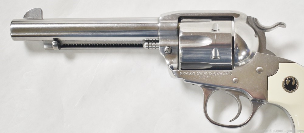 Ruger New Vaquero Bisley 5.5" 45 Colt Stainless SAA 5129 LNIB PENNY SALE-img-2