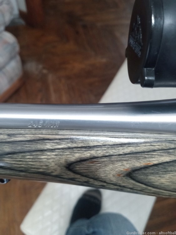 Very nice no longer made Ruger model 77 compact stainless 243-img-7
