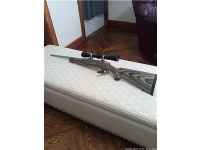 Very nice no longer made Ruger model 77 compact stainless 243