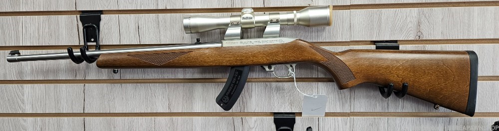 Ruger 10/22 22 stainless sporter with scope -img-4