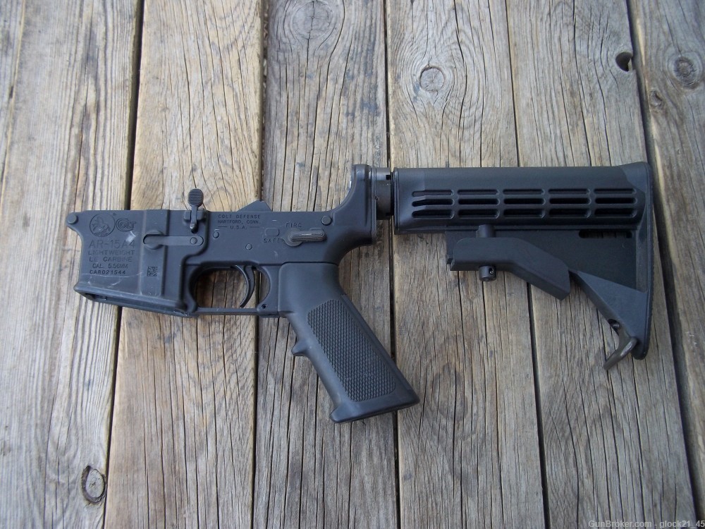 Colt AR15 AR15A4 AR 15 Complete Lower Receiver-img-0
