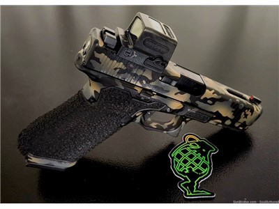 Atlas Built Gen5 Glock 17 Stippled / Ported with Holosun 509T