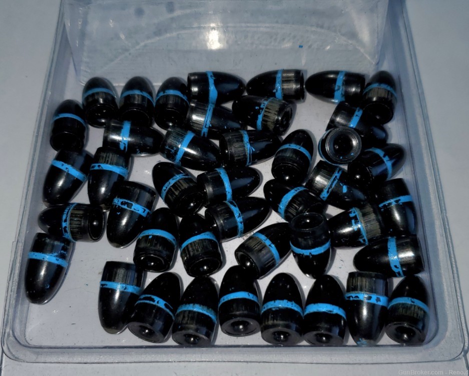 9 mm Plastic Practice Bullets with Steel Ball Tip 22.5 grains Qty 100-img-2