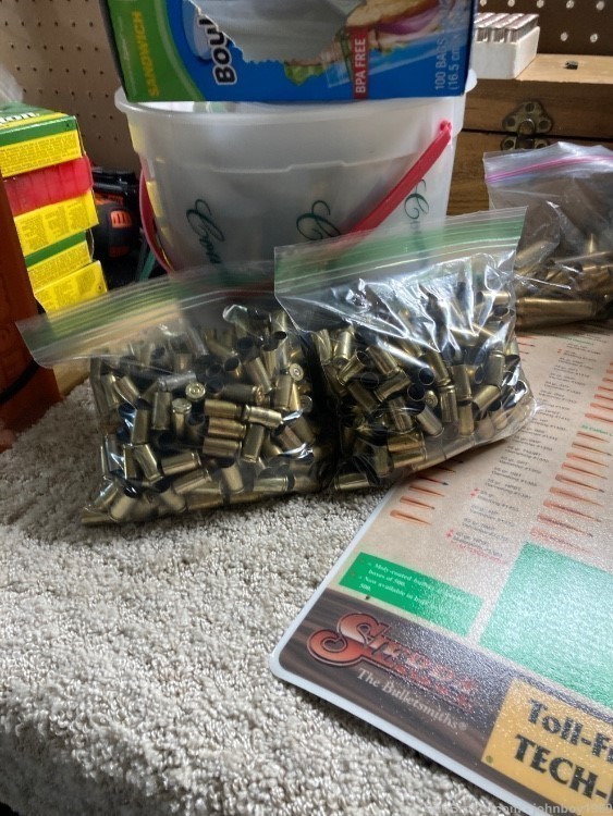 9mm brass once fired 500 rounds mixed head-img-0