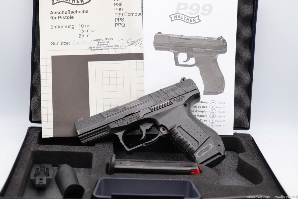Walther P99 used Euro import small import mark with buy now bonus!-img-0